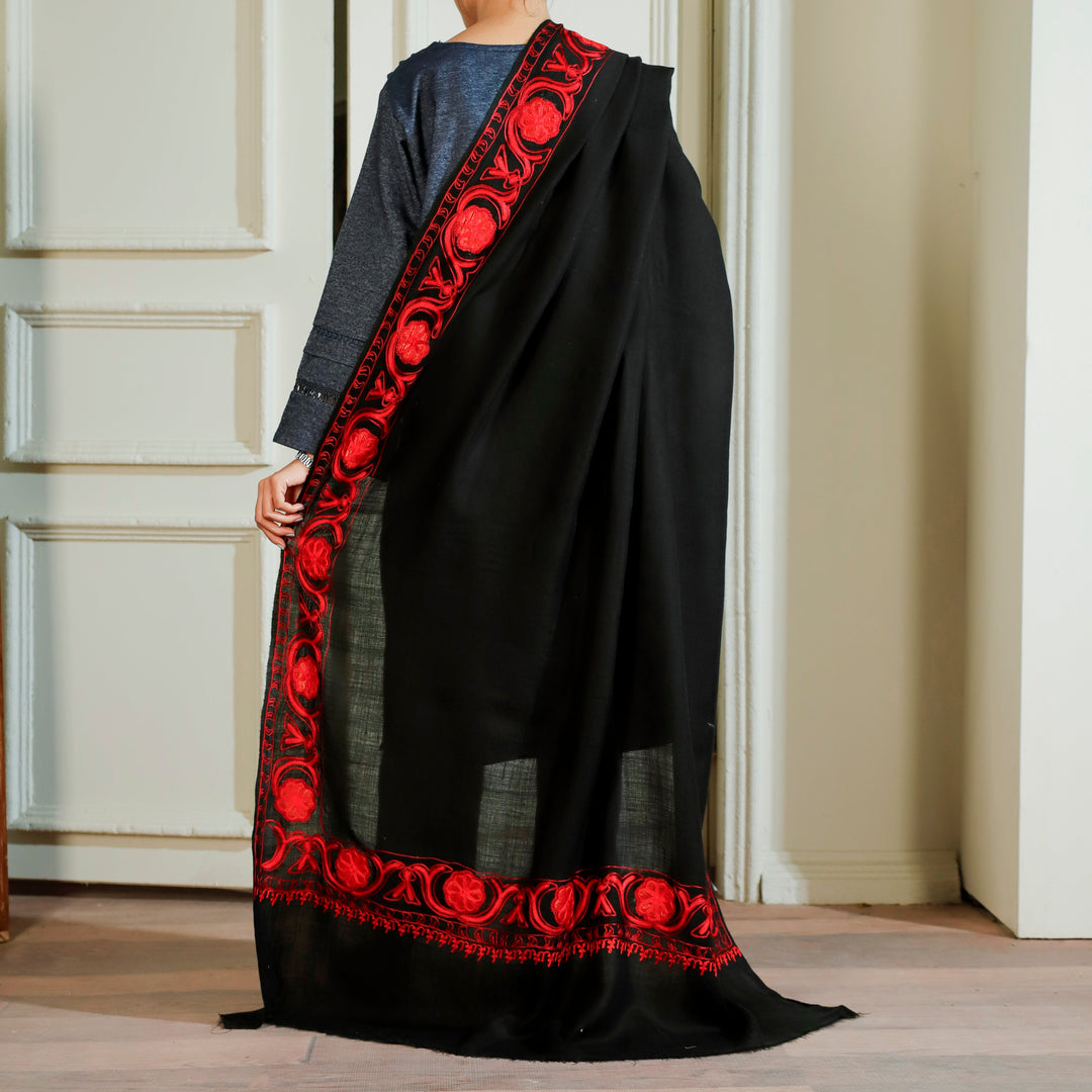 Black Winter Shawl PN4120