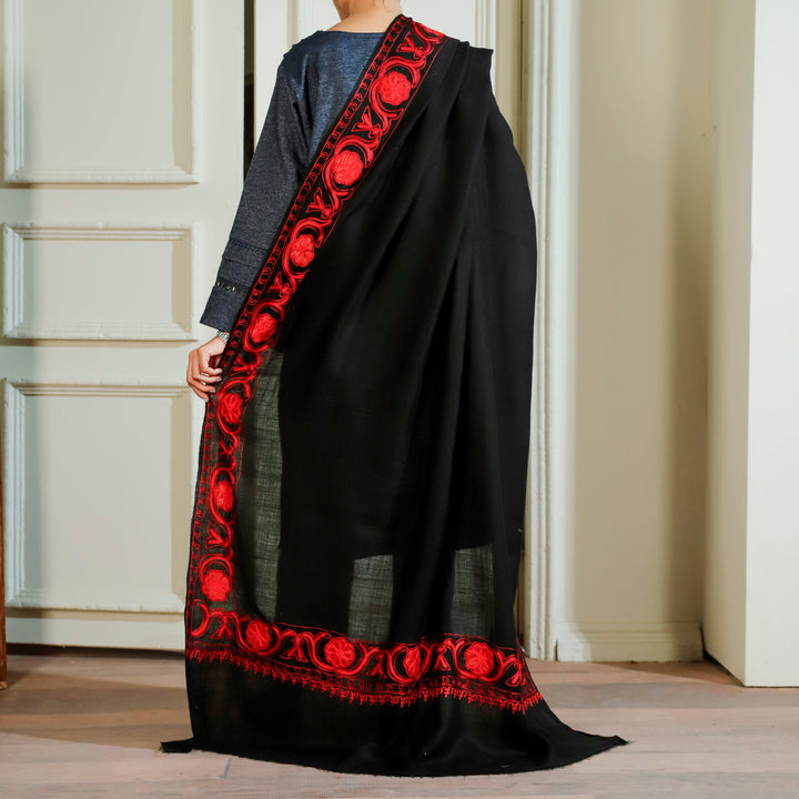 Black Winter Shawl PN4120