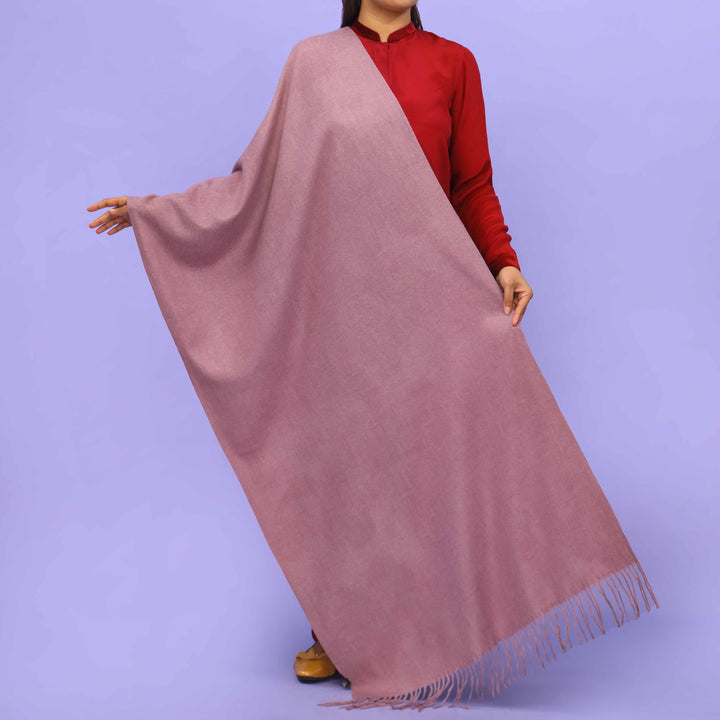 Lilac Acrylic Winter Shawl PN4200