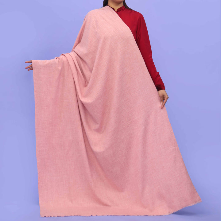 Pink Acrylic Winter Shawl PN4409