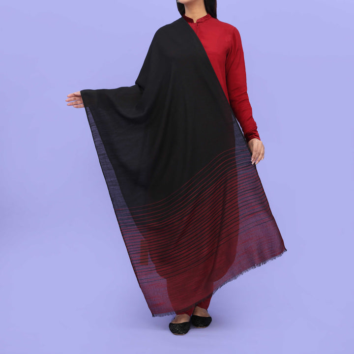 Black Winter Stole PN4506