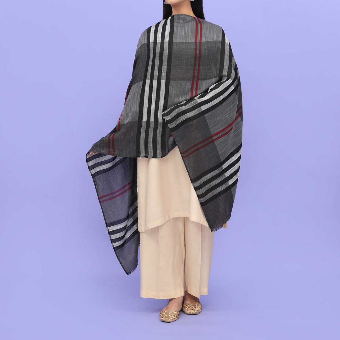 Grey Winter Stole PN4517