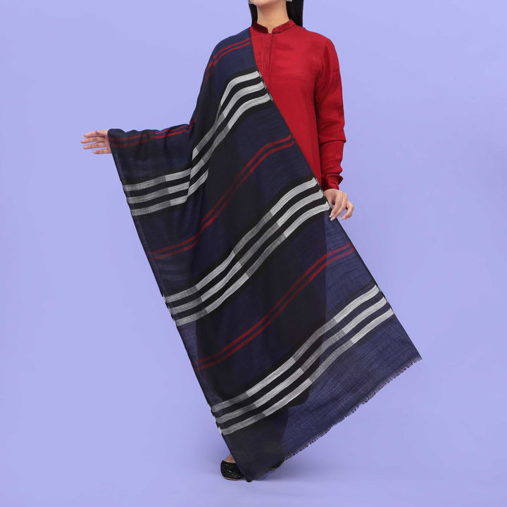 Navy Winter Stole PN4521