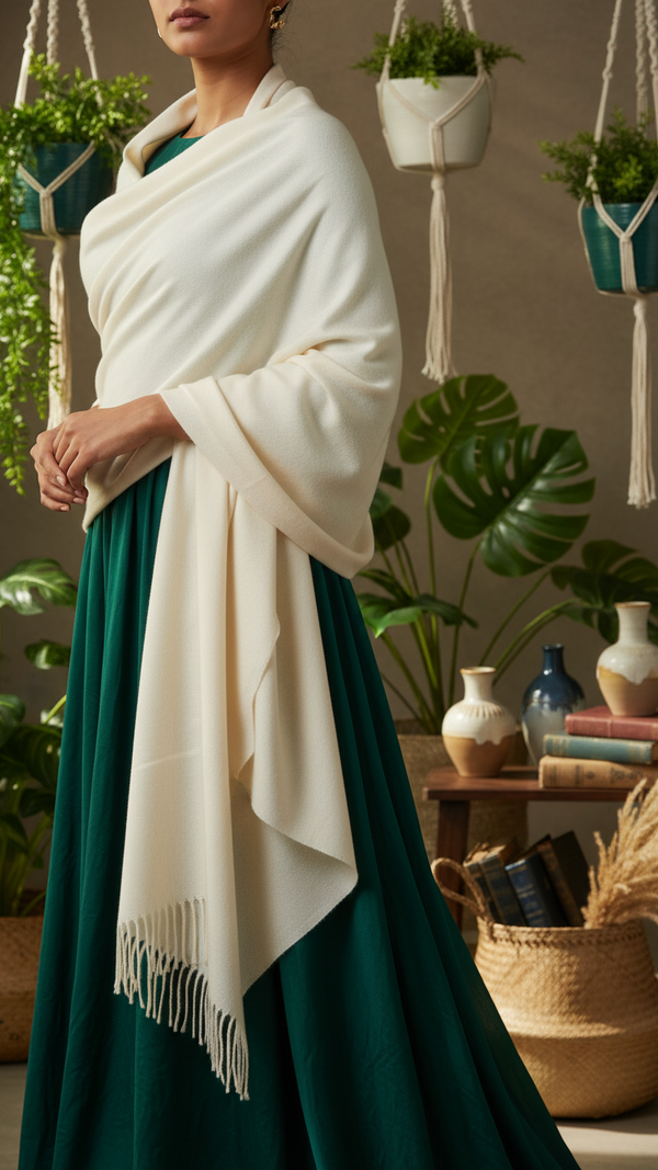 White Winter Stole PN5014