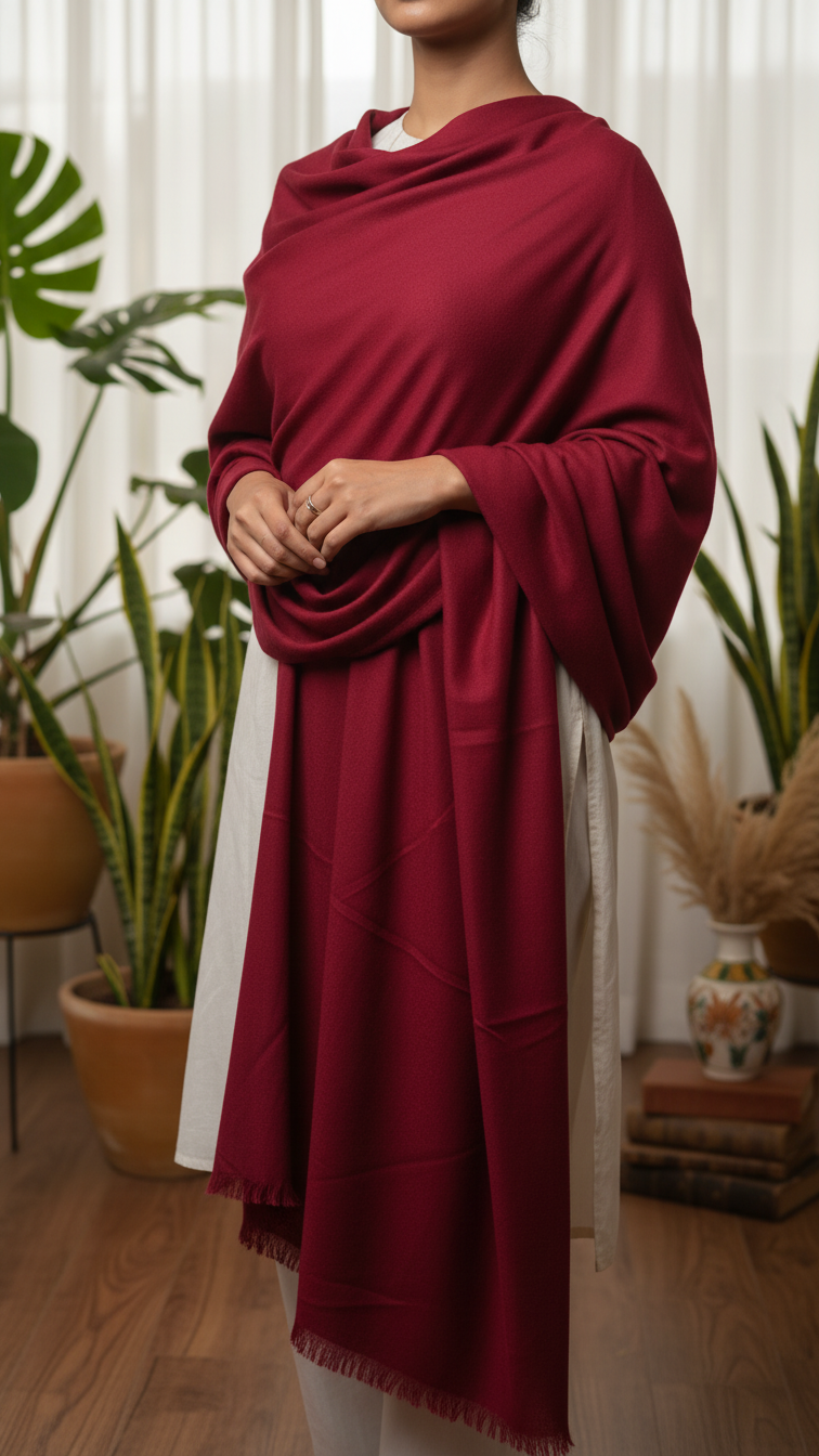 Red Winter Stole PN5017