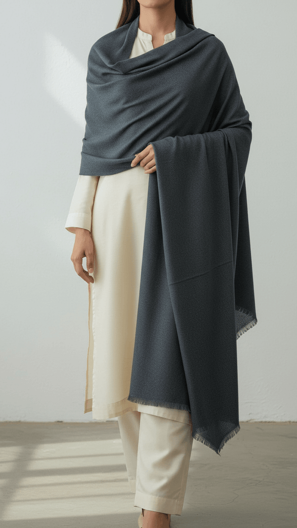 Grey Winter Stole PN5023
