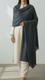 Grey Winter Stole PN5023
