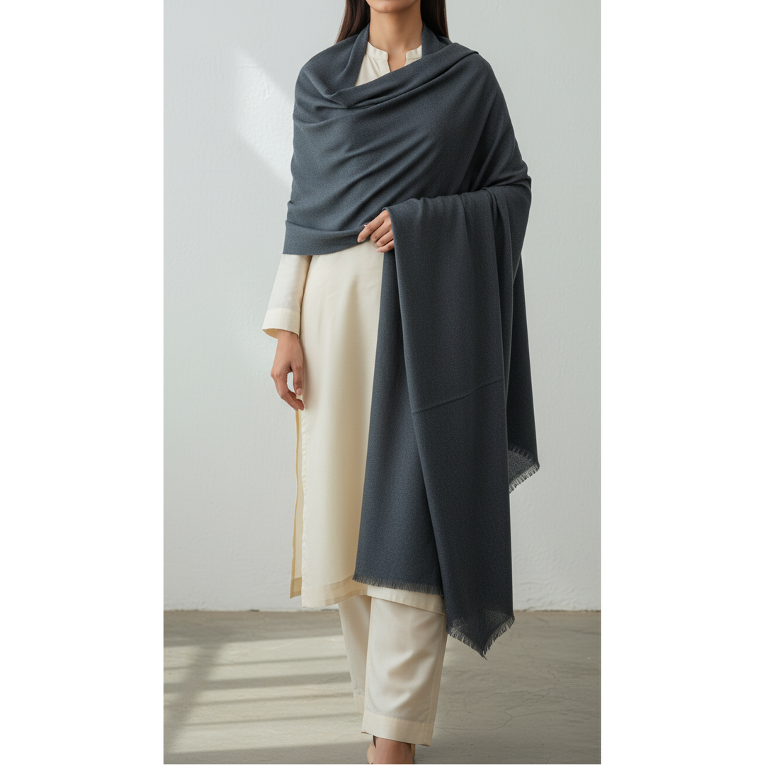 Grey Winter Stole PN5023