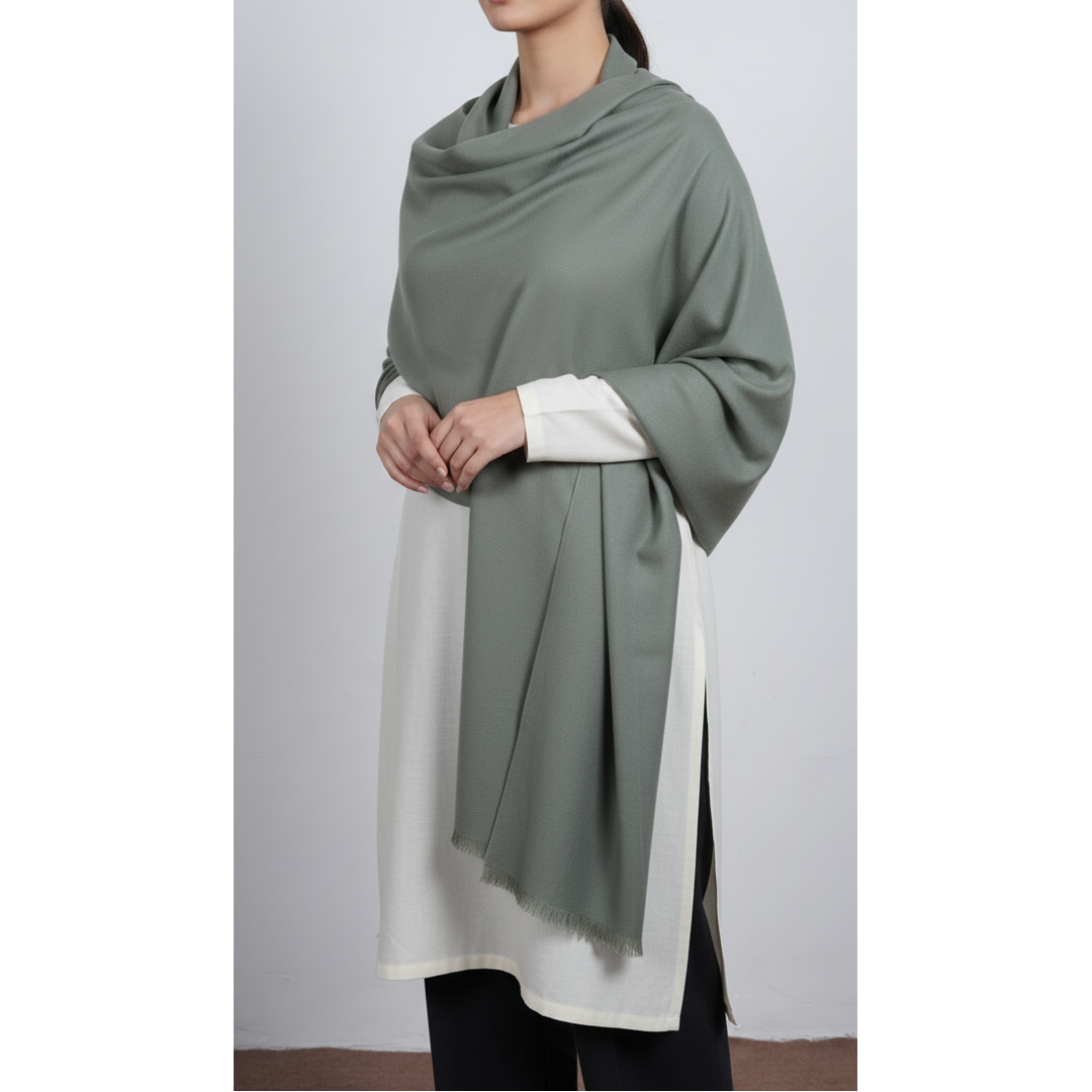 Green Winter Stole PN5025