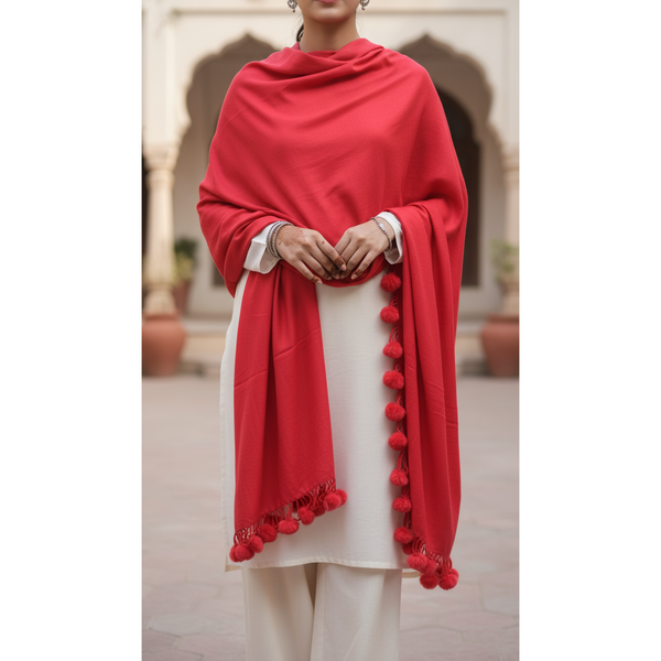 Red Winter Stole PN5045