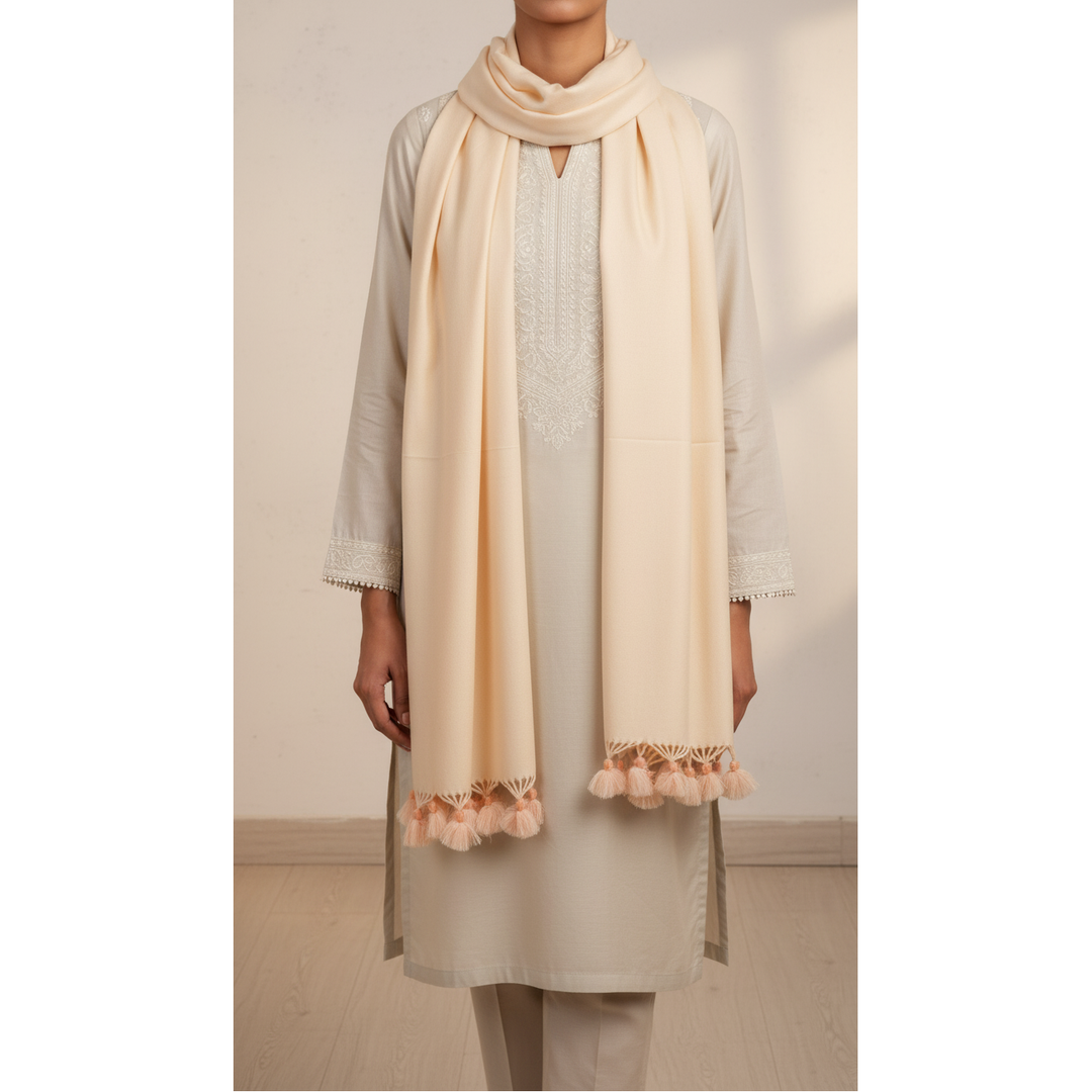 Beige Winter Stole PN5046