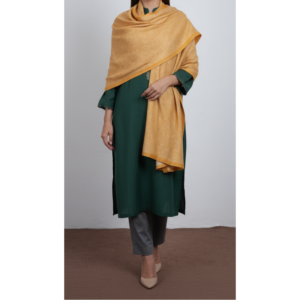 Mustard Winter Stole PN5064