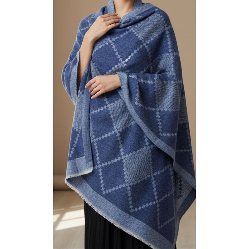 Blue Winter Stole PN5069