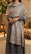 Grey Winter Stole PN5084