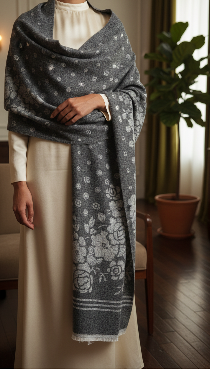 Black Winter Stole PN5085