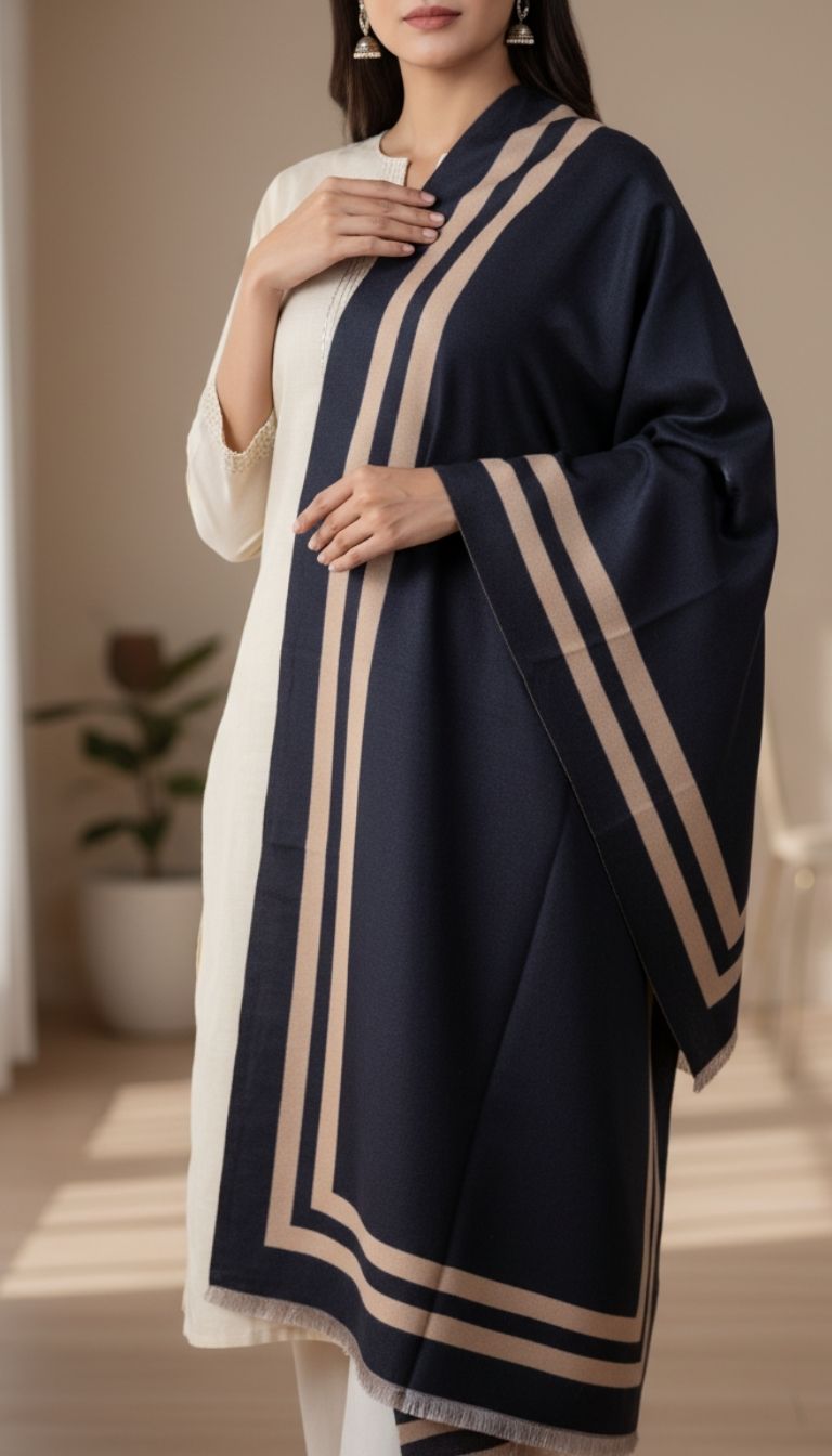 Black Winter Stole PN5096