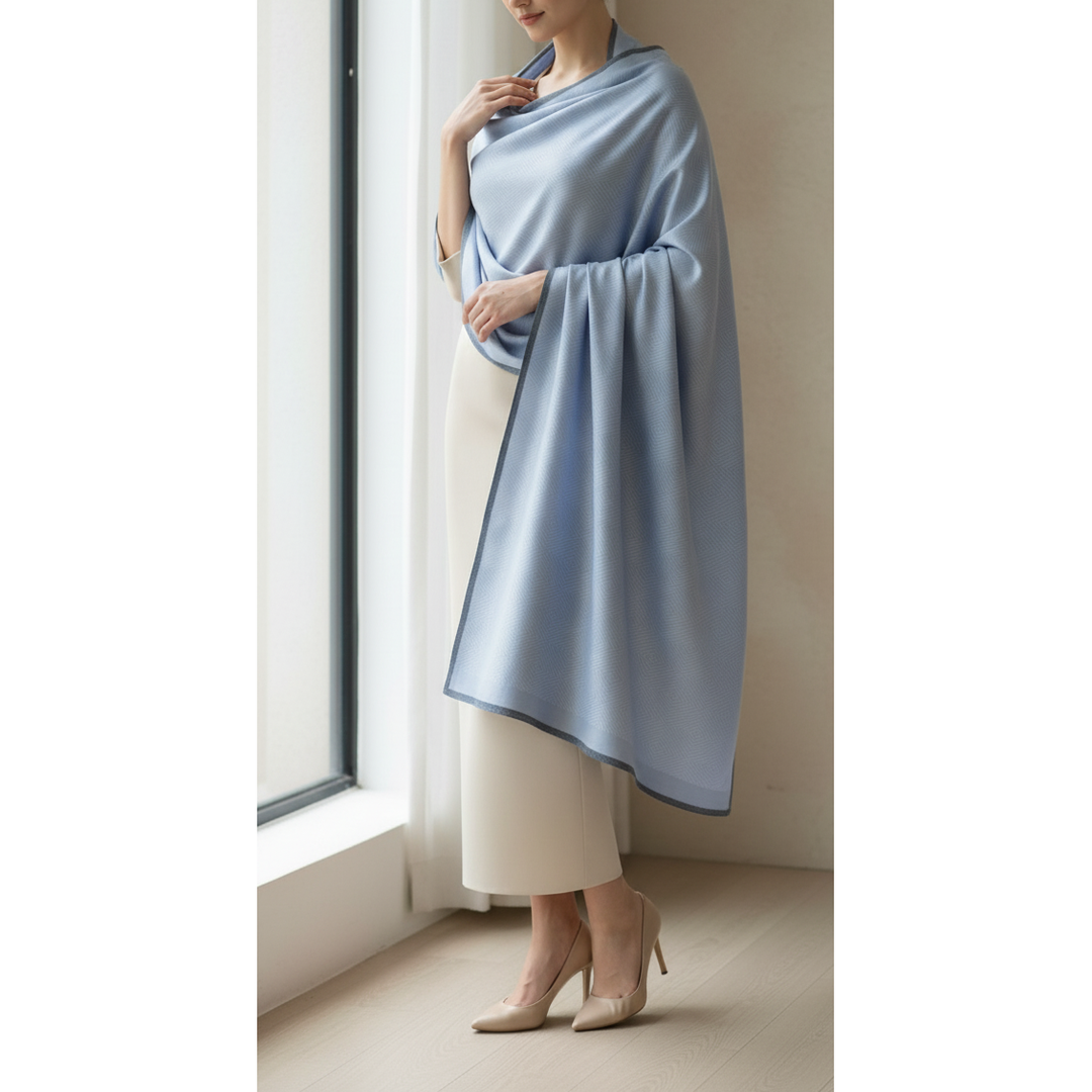 Grey Winter Stole PN5104