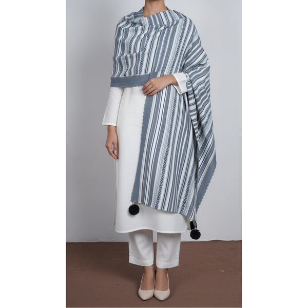 Black Winter Stole PN5119