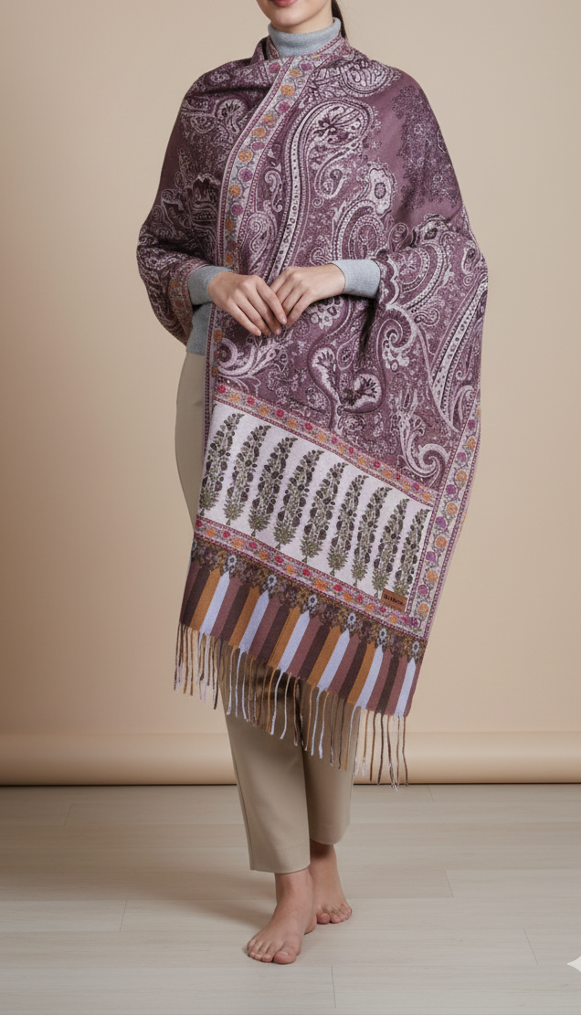 Coffee Winter Stole PN5148