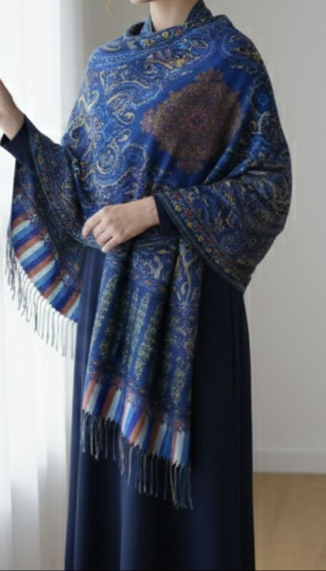 Navy Winter Stole PN5153