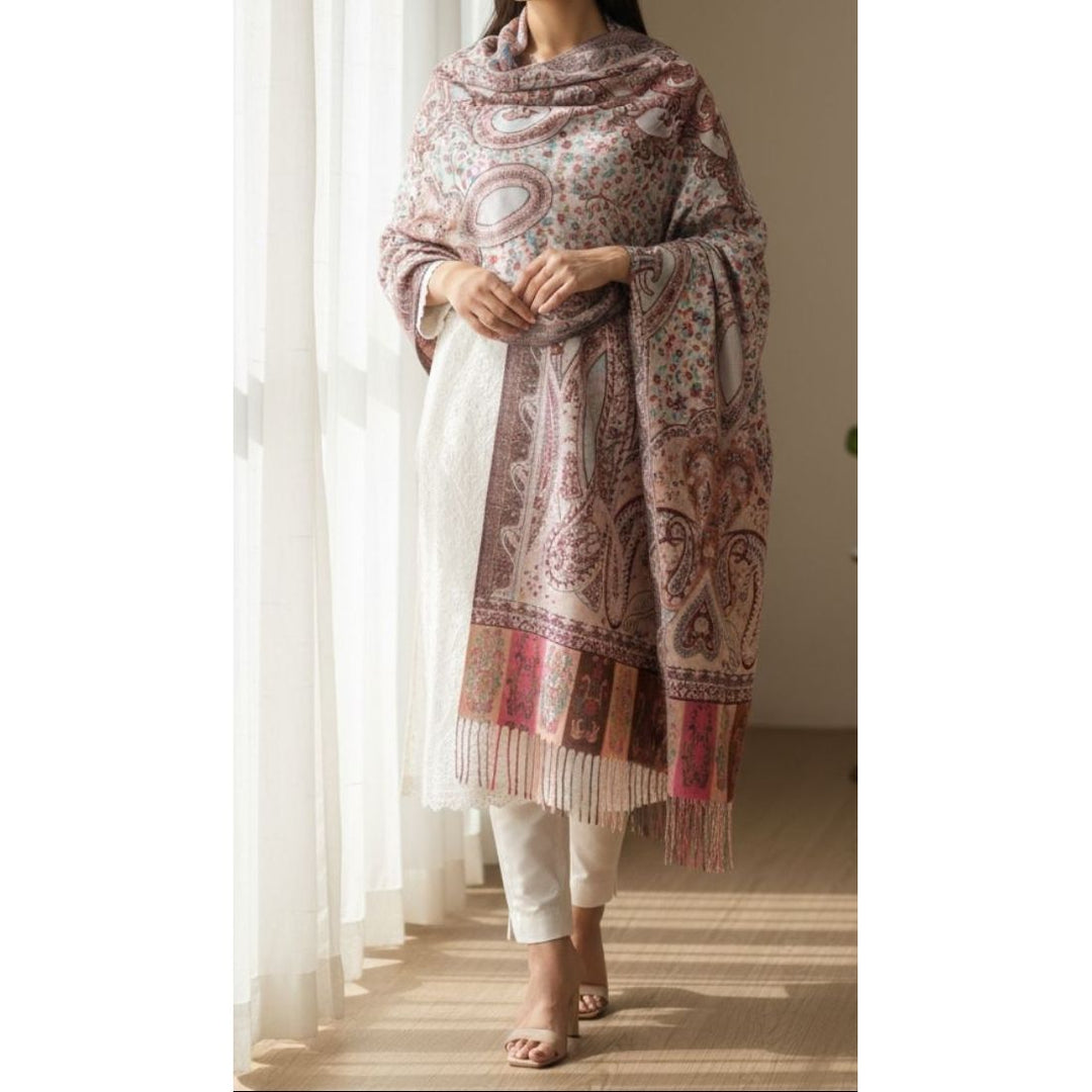 Beige Winter Stole PN5158