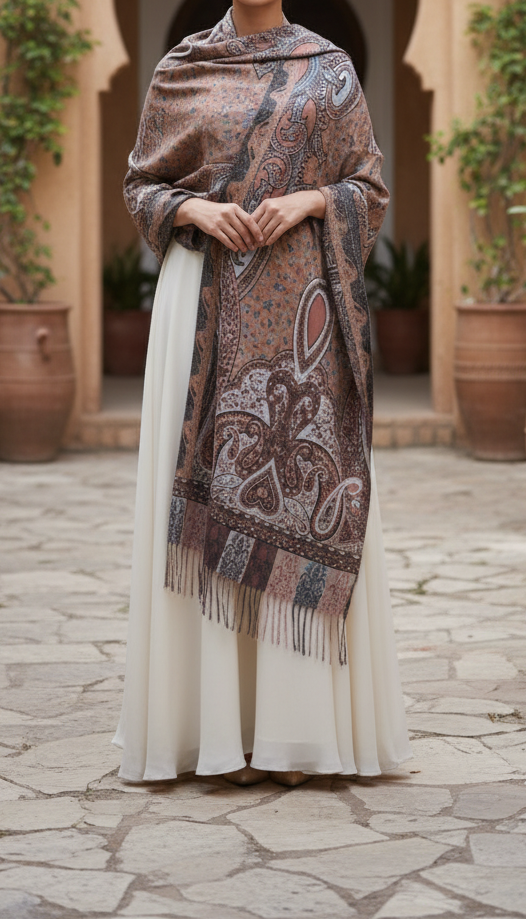 Rust Winter Stole PN5161