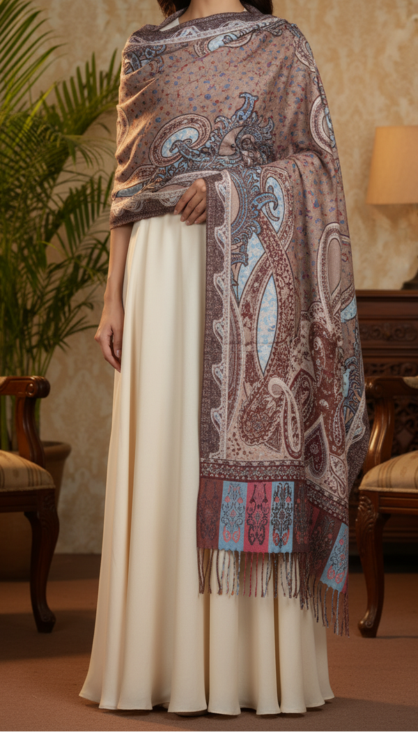 Mustard Winter Stole PN5164