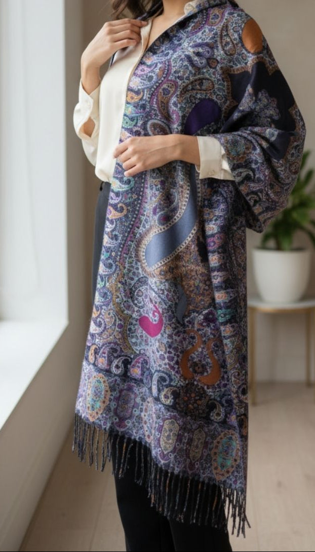 Black Winter Stole PN5176