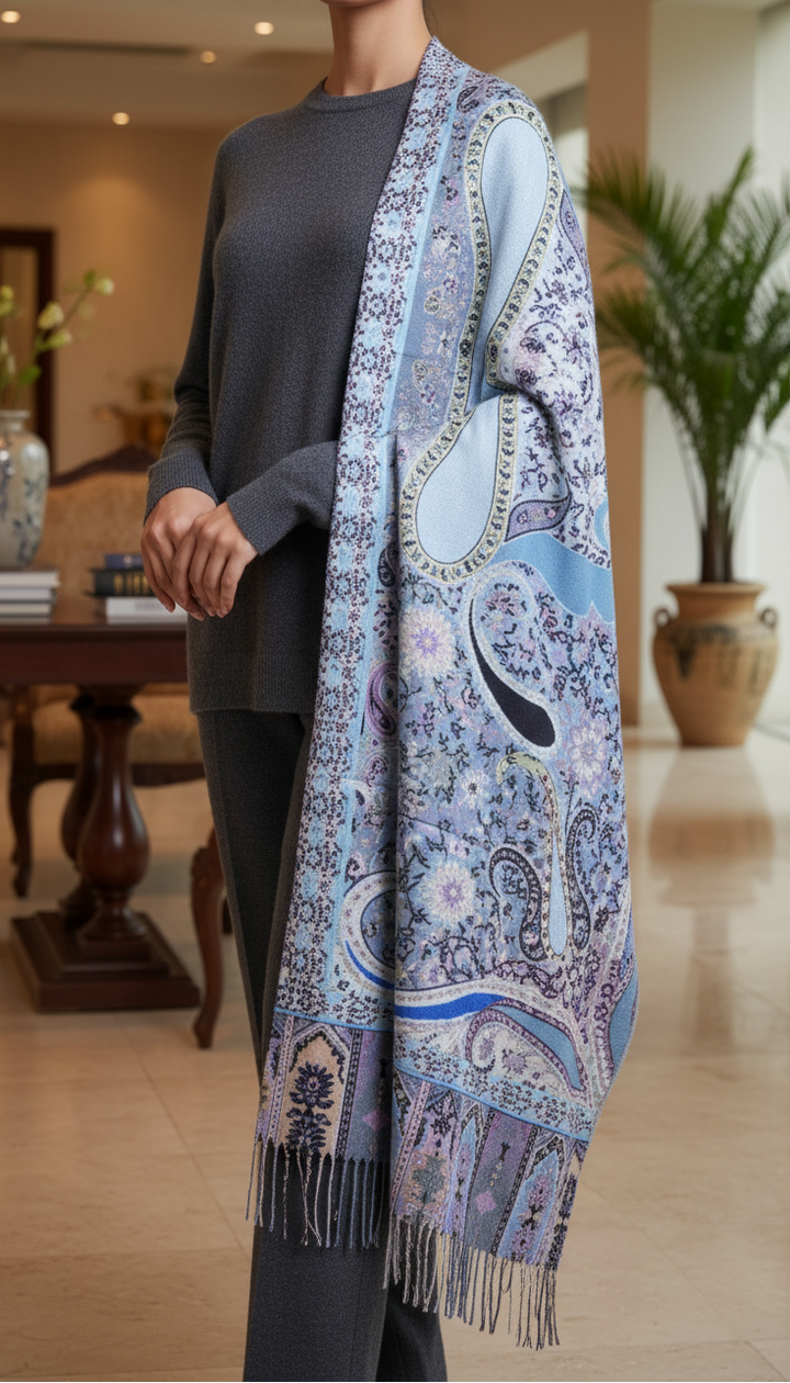 Grey Winter Stole PN5181