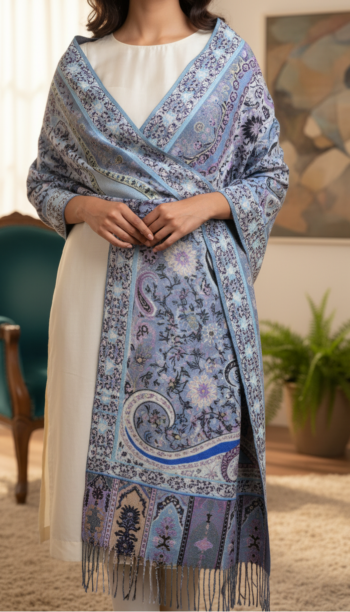 Grey Winter Stole PN5181