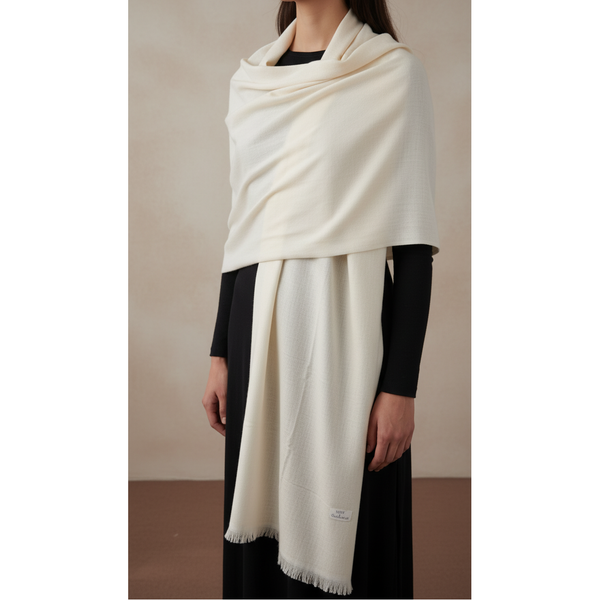Cream Winter Stole PN5204