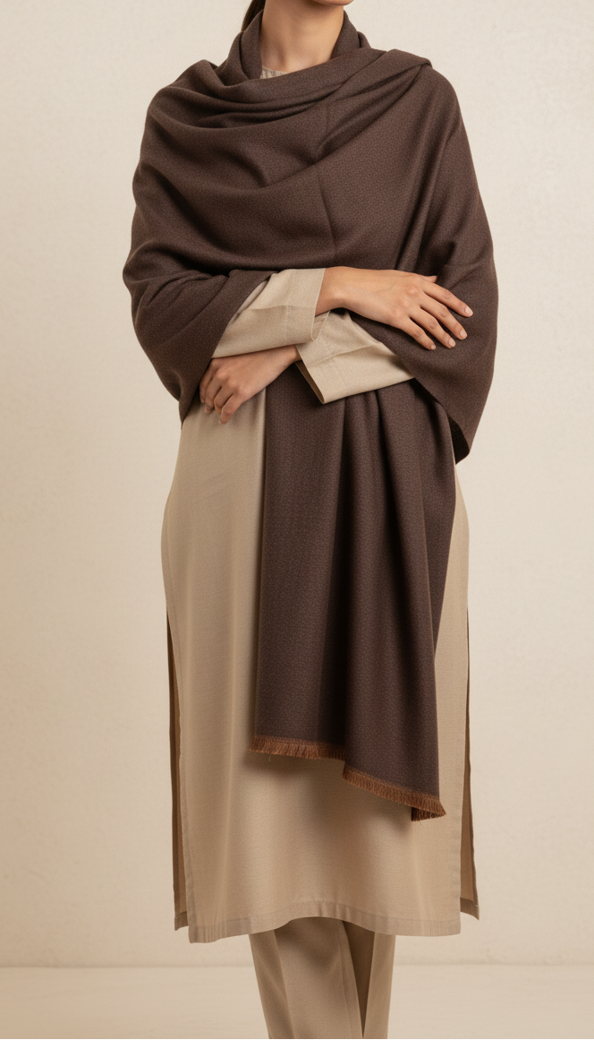Coffee Winter Stole PN5205