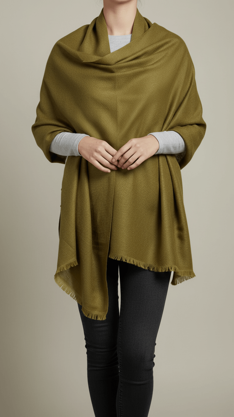 Green Winter Stole PN5206