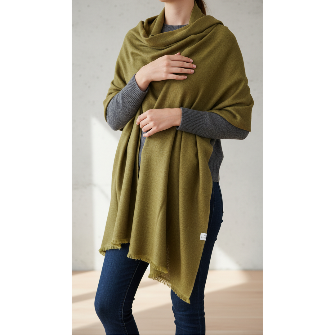 Green Winter Stole PN5206