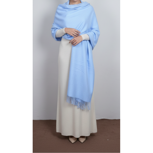 Sky Blue Winter Stole PN5212