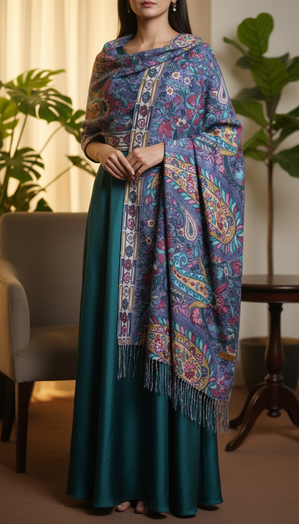 Grey Winter Stole PN5222