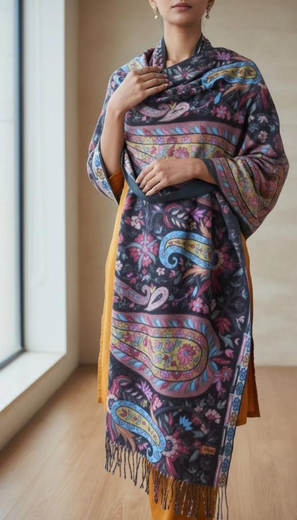 Black Winter Stole PN5224