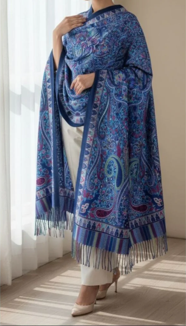 Navy Winter Stole PN5229