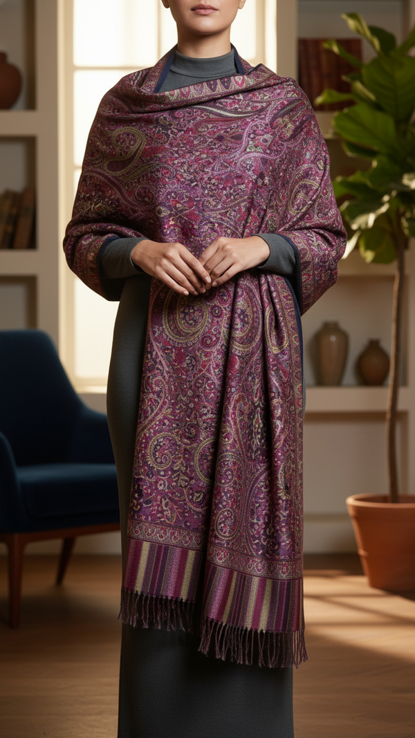 Black Winter Stole PN5229