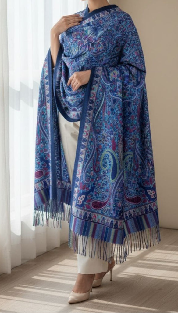 Navy Winter Stole PN5229
