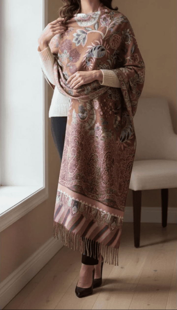 Mustard Winter Stole PN5238