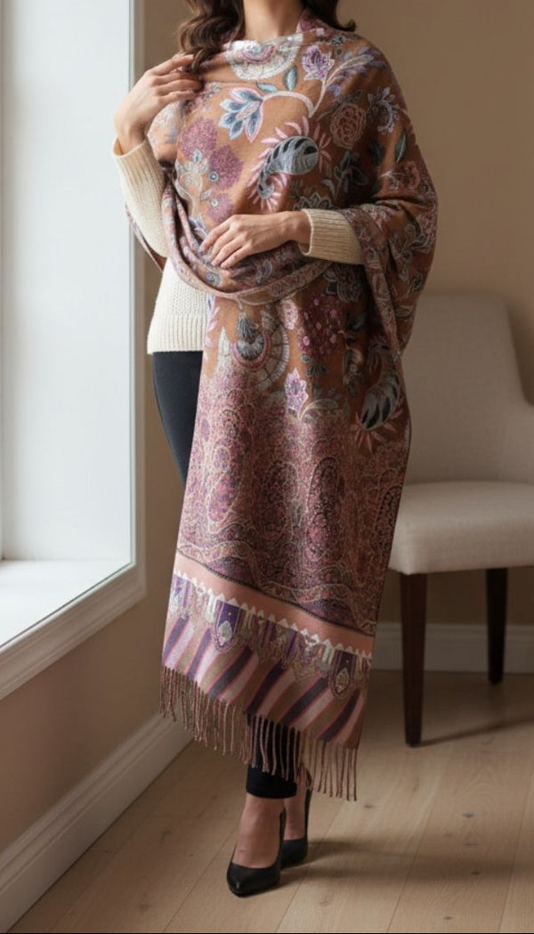 Mustard Winter Stole PN5238