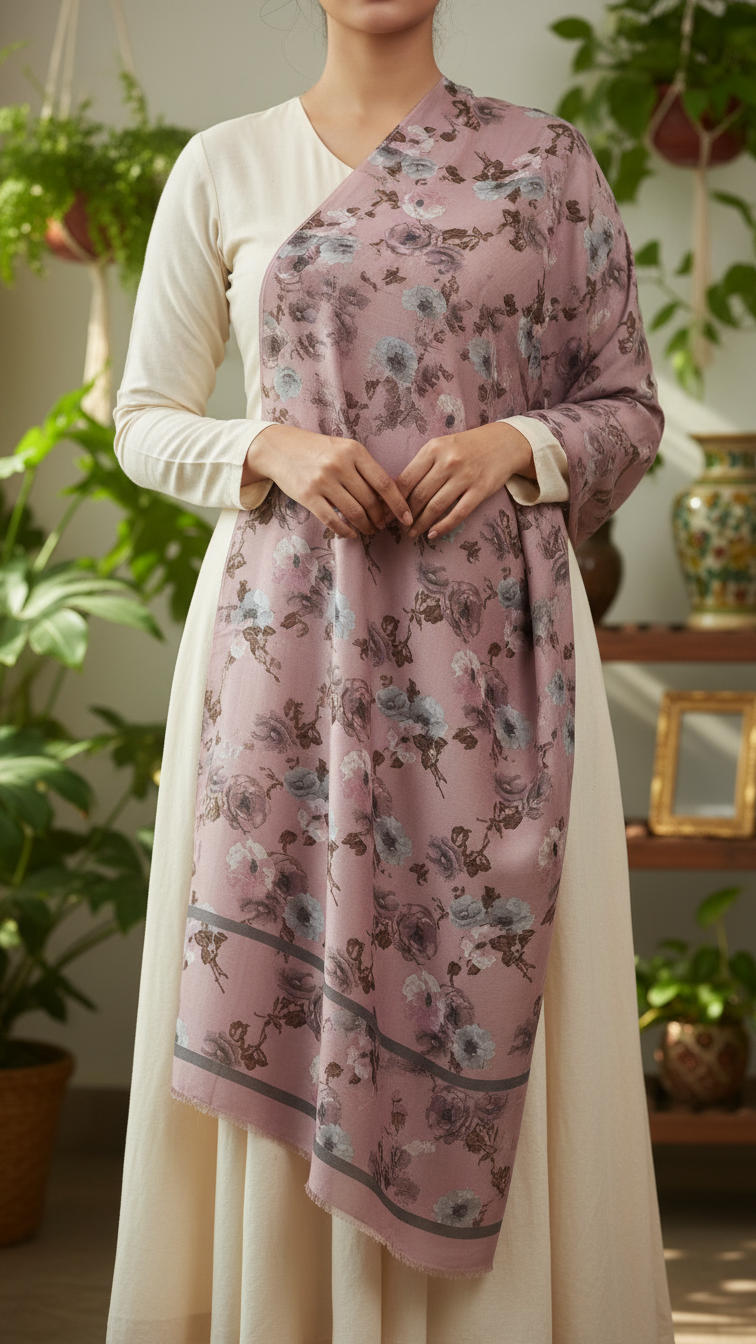 Pink Winter Stole PN5256