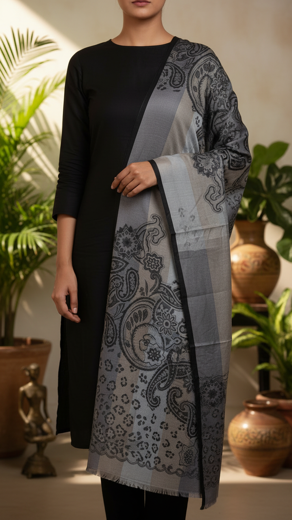 Black Winter Stole PN5261