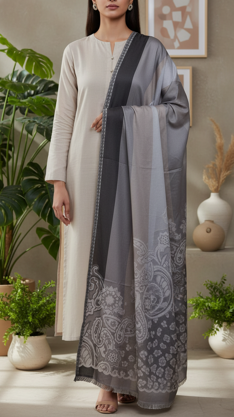 Pink Winter Stole PN5265