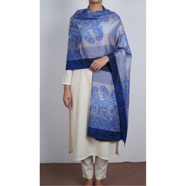 Blue Winter Stole PN5272