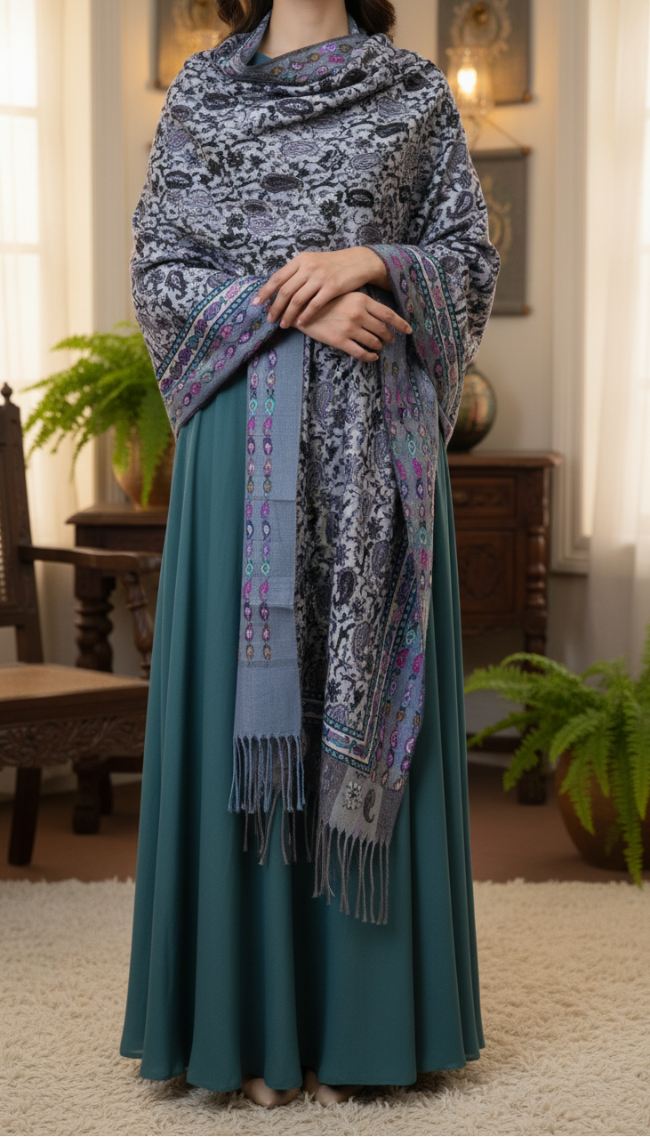 Silver Winter Stole PN5282