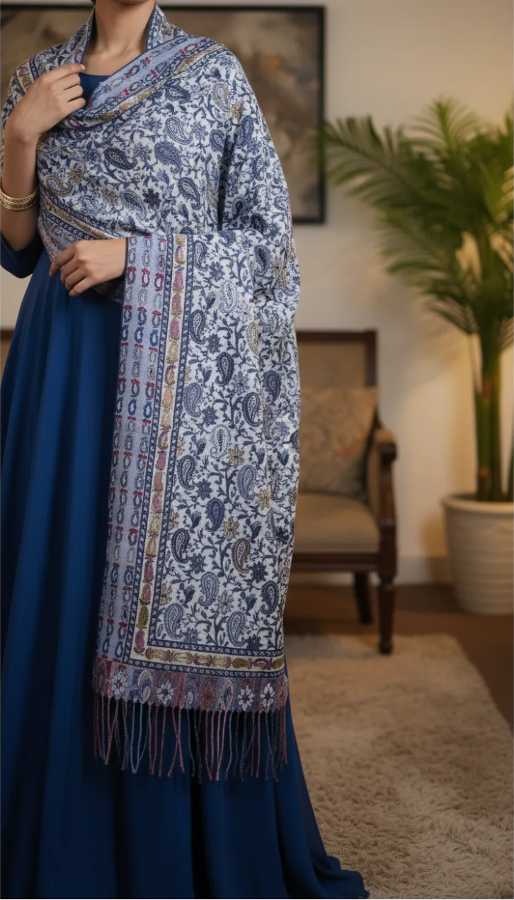 Grey Winter Stole PN5283