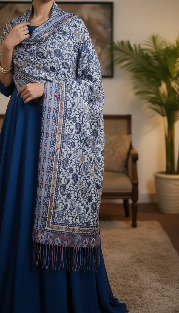 Grey Winter Stole PN5283