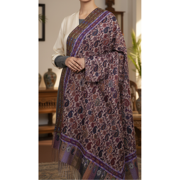 Coffee Winter Stole PN5286